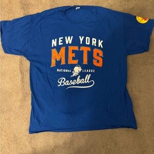 New York Mets Mr. Met promo shirt Fruit of the Loom Blue T-Shirt